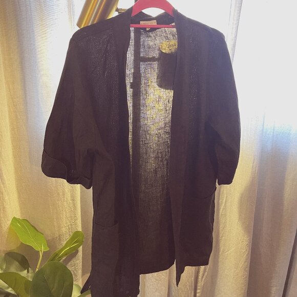 Whimsy & Row linen duster - black - M/L - Picture 2 of 8